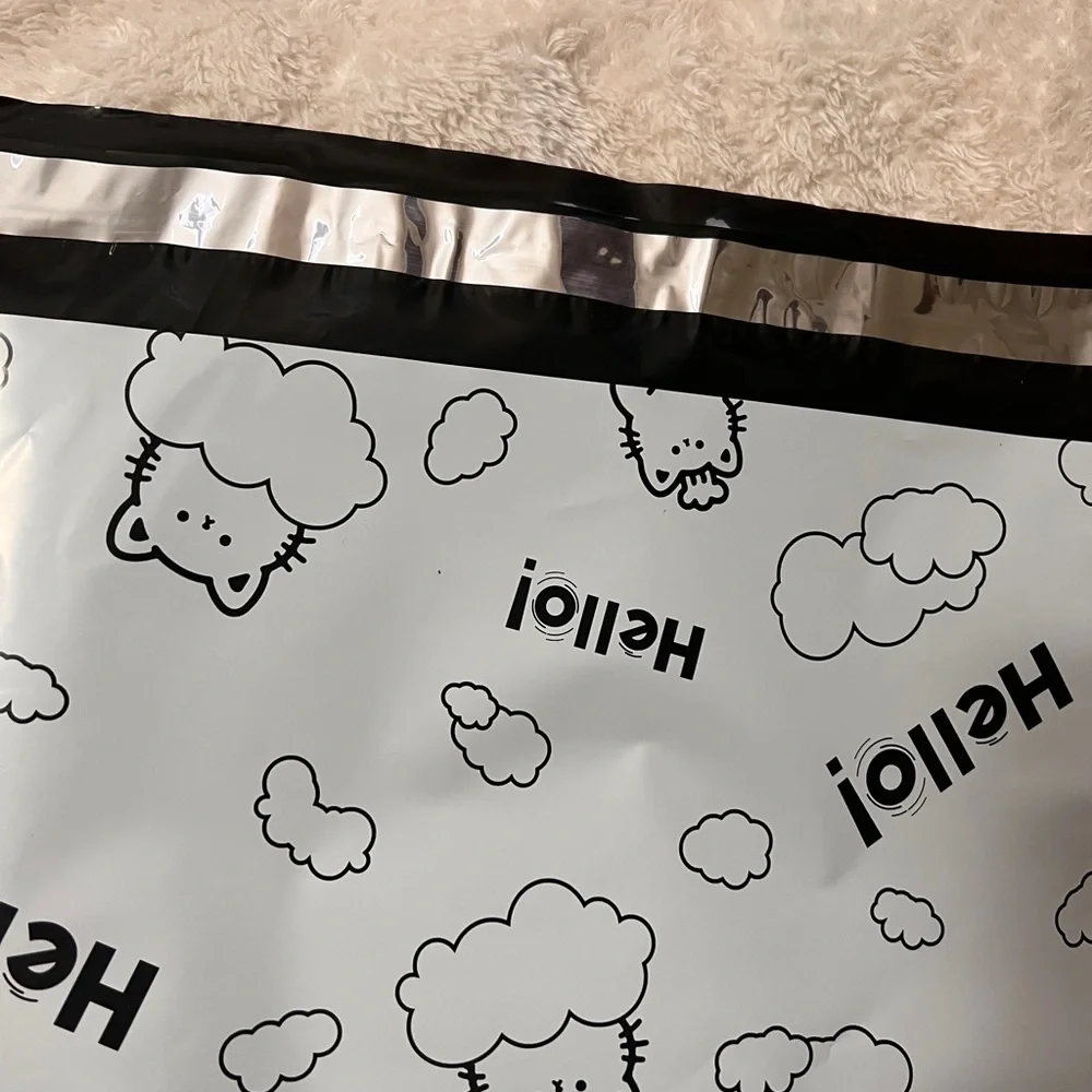 12x15.5 Black and White Polka Dot Gift Wrap for Parties